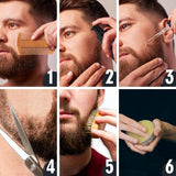Beard Care Gifts Kit for Men, Beard Mustache Grooming Kit-Beard Balm, Beard Wash, Beard Oil, Brush, Scissors, Birthday Anniversary Daily Gifts for Husband/Boyfriend/Dad/Him